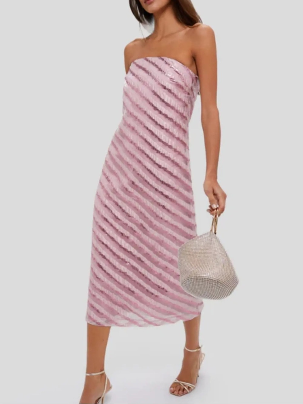 NWT Tuckernuck / Hyacinth House textured sequin midi gown!